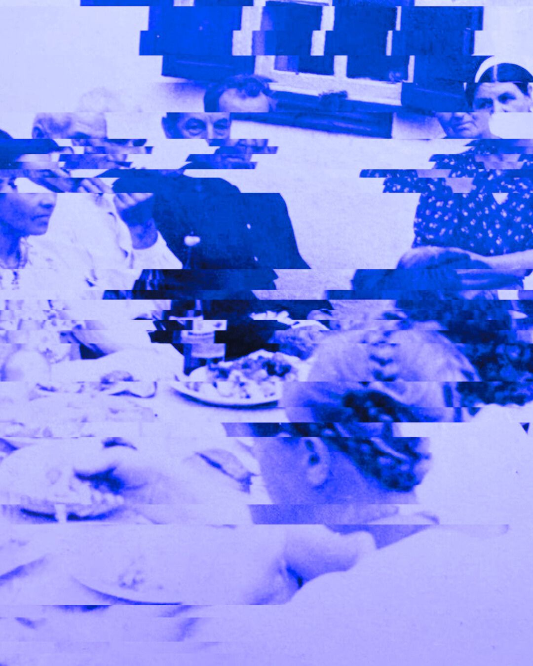 Blue portraits (after Vera)